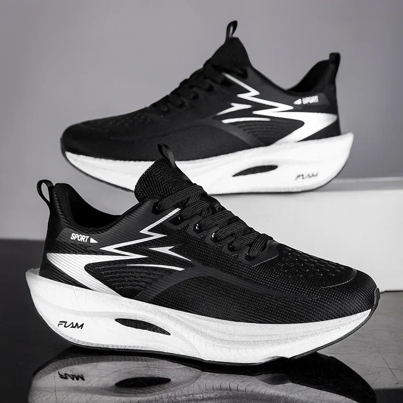 Men Sports Running Shoes Casual Marathon Breathable Lightweight Women's Comfortable Athletic Nonskid Walking Sneakers Outdoors
