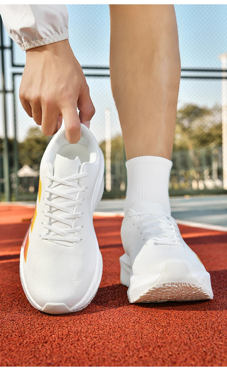 2026Men's Cushioning Running Shoes Lightweight Athletic Casual Sneakers Male Non-Slip Sports Shoes Outdoor Travel Walking Shoes