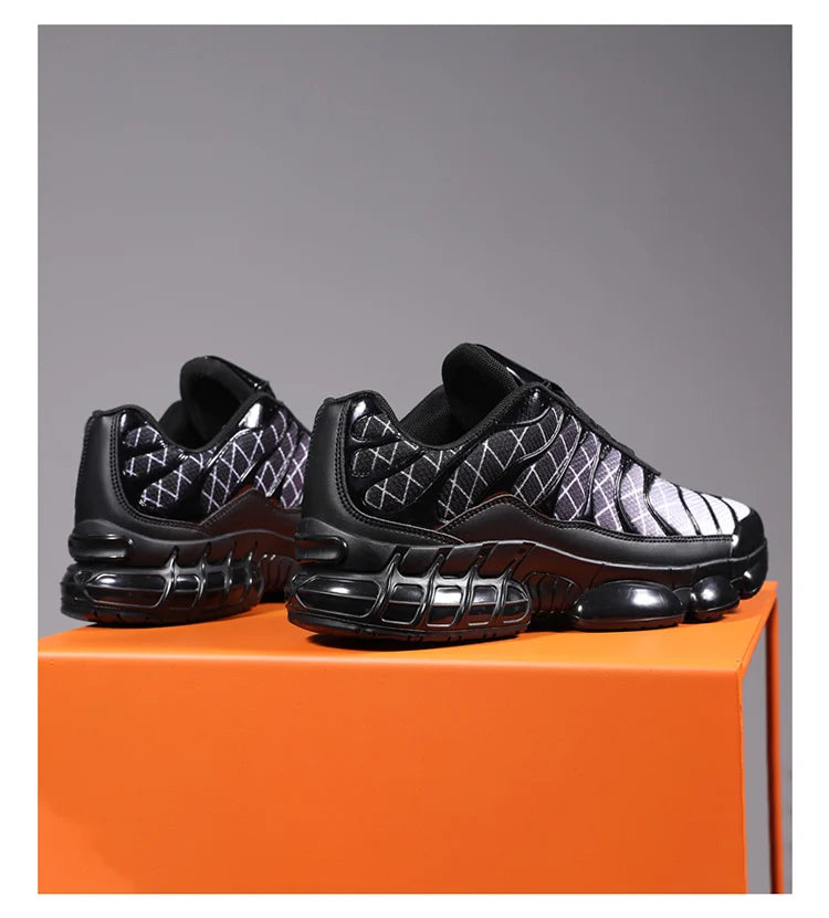 Men's Air Cushion Casual Sports Shoes Breathable Running Shoes for Men Gym Workout Training Walking Comfortable Shock Absorption