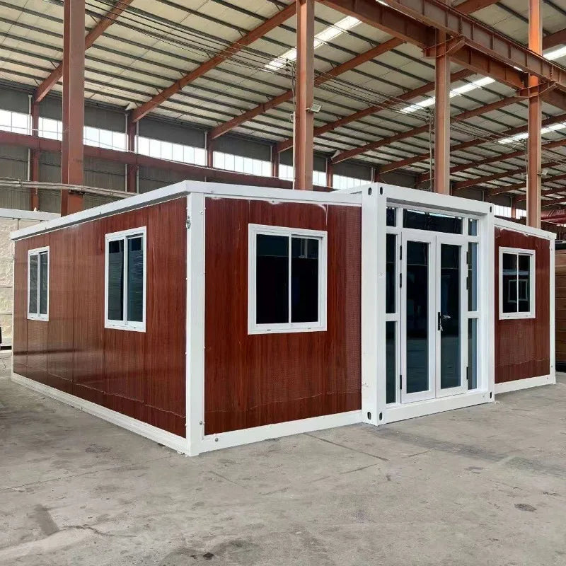 Hot Sale Expandable Container House Forest Cabin 40Ft 20Ft Prefab Tiny House Folding Room Container Houses Vacation Room Sunroom