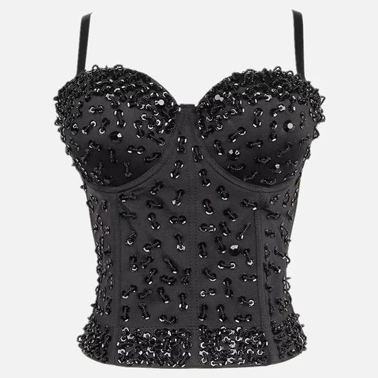 Fashion y2k Tank Top Women Shaper Blusa Stage Push Up Bra Ladies Crop Tops Sexy Halter Shirt Woman Clothes Bralette Corset Camis