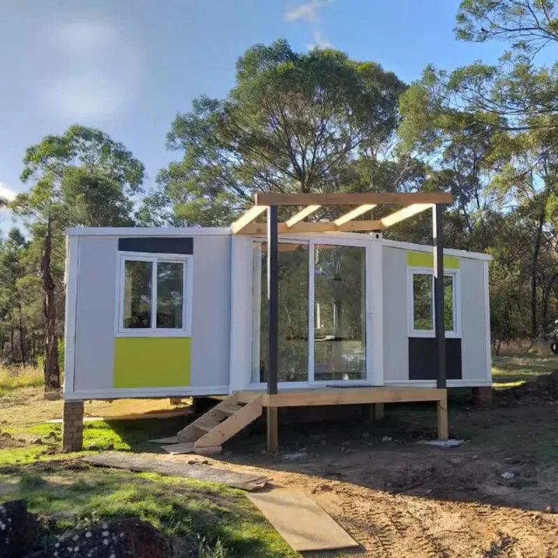Hot Sale Expandable Container House Forest Cabin 40Ft 20Ft Prefab Tiny House Folding Room Container Houses Vacation Room Sunroom