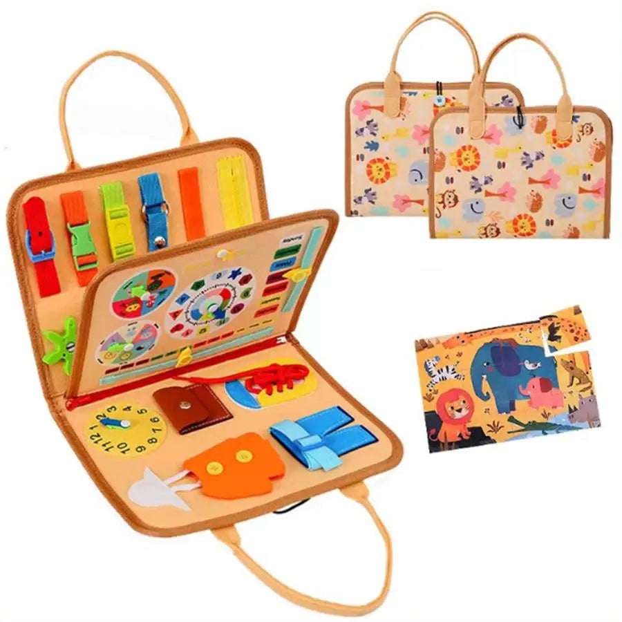 KeillyNannies Quiet Book /Portable Sensory Learning Toy for Toddlers