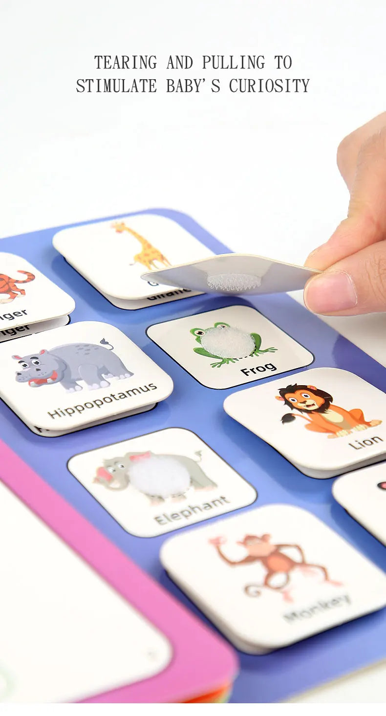 Montessori Baby Busy book My First Quiet Book Paste Early Learning Education Toy Children Toy Matching Game for Babies 2 3 Year