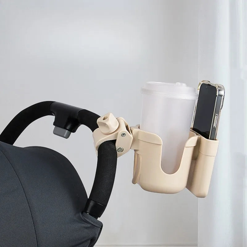 Pram Cup Holders Children's Stroller Bottle Holders Pram Bottle Holders Anti-Slip Design Pram Accessories Mobile Phone Holders
