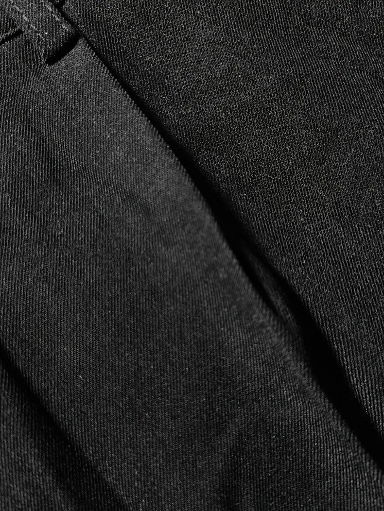 FGKKS Men Pants Fashion Brand New Luxury Anti-pilling Straight Smart Casual Pants Male Black Business Anti Wrinkle Trousers