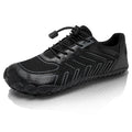 Men's Barefoot Running Sports Shoes Trail Wide Nosits, Black 41 EU Fitness Gym Light Breathable Training