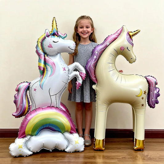Rainbow Unicorn Balloon Unicorn Party Decor Supplies Unicorn Birthday Party Decoration Baby Shower Kids Girls Birthday Decor