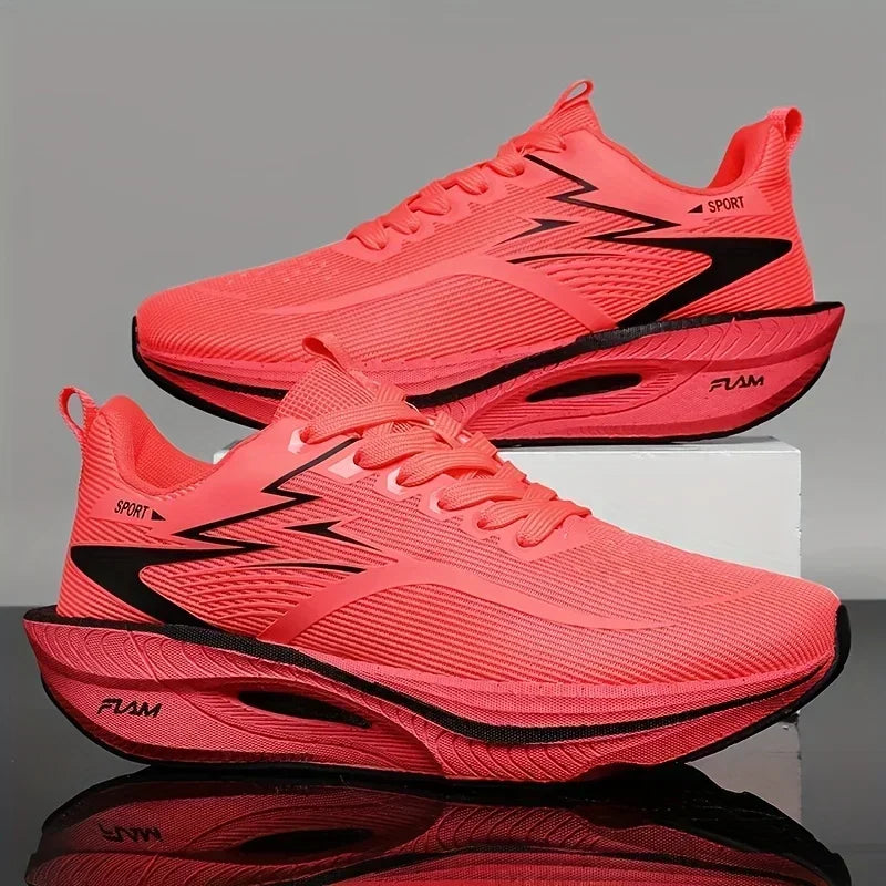 Men Sports Running Shoes Casual Marathon Breathable Lightweight Women's Comfortable Athletic Nonskid Walking Sneakers Outdoors