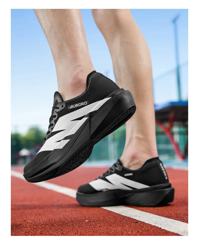 Fashion Men Women Outdoor Running Shoes Marathon Carbon Board Lightweight Comfort Casual Sneakers Breathable Jogging Sports Shoe
