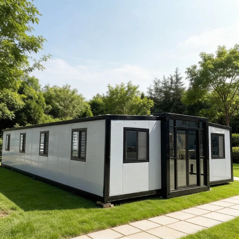 Hot Sale Expandable Container House Forest Cabin 40Ft 20Ft Prefab Tiny House Folding Room Container Houses Vacation Room Sunroom