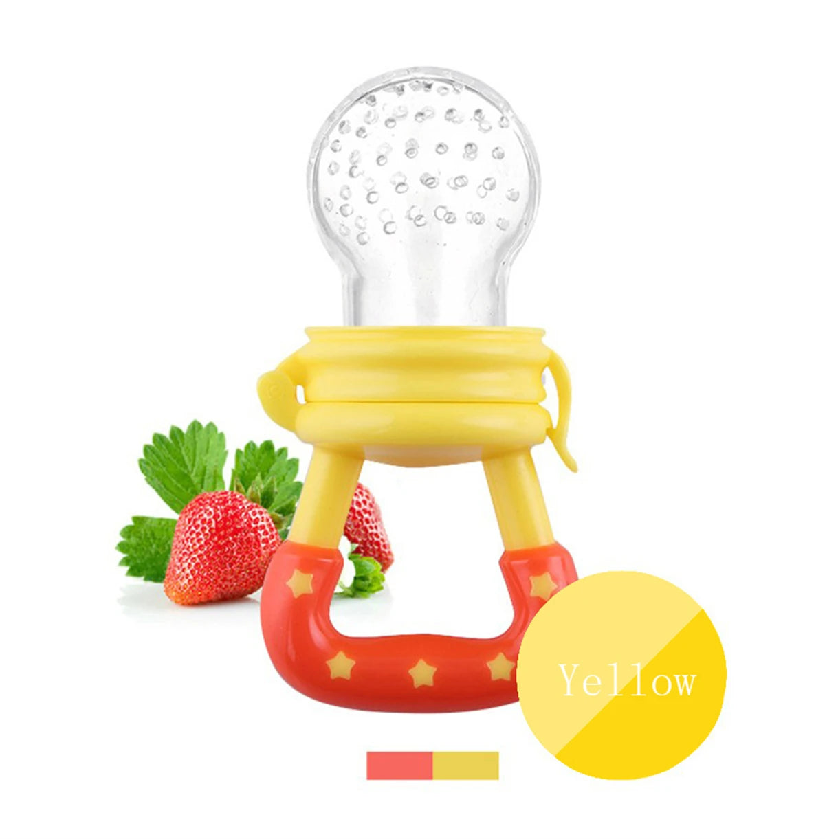 Mommy And Angel 1 Pcs Fruit and Vegetable Teether Cereal Food Supplement Feeder Silicone Chew Baby Feeding Tableware