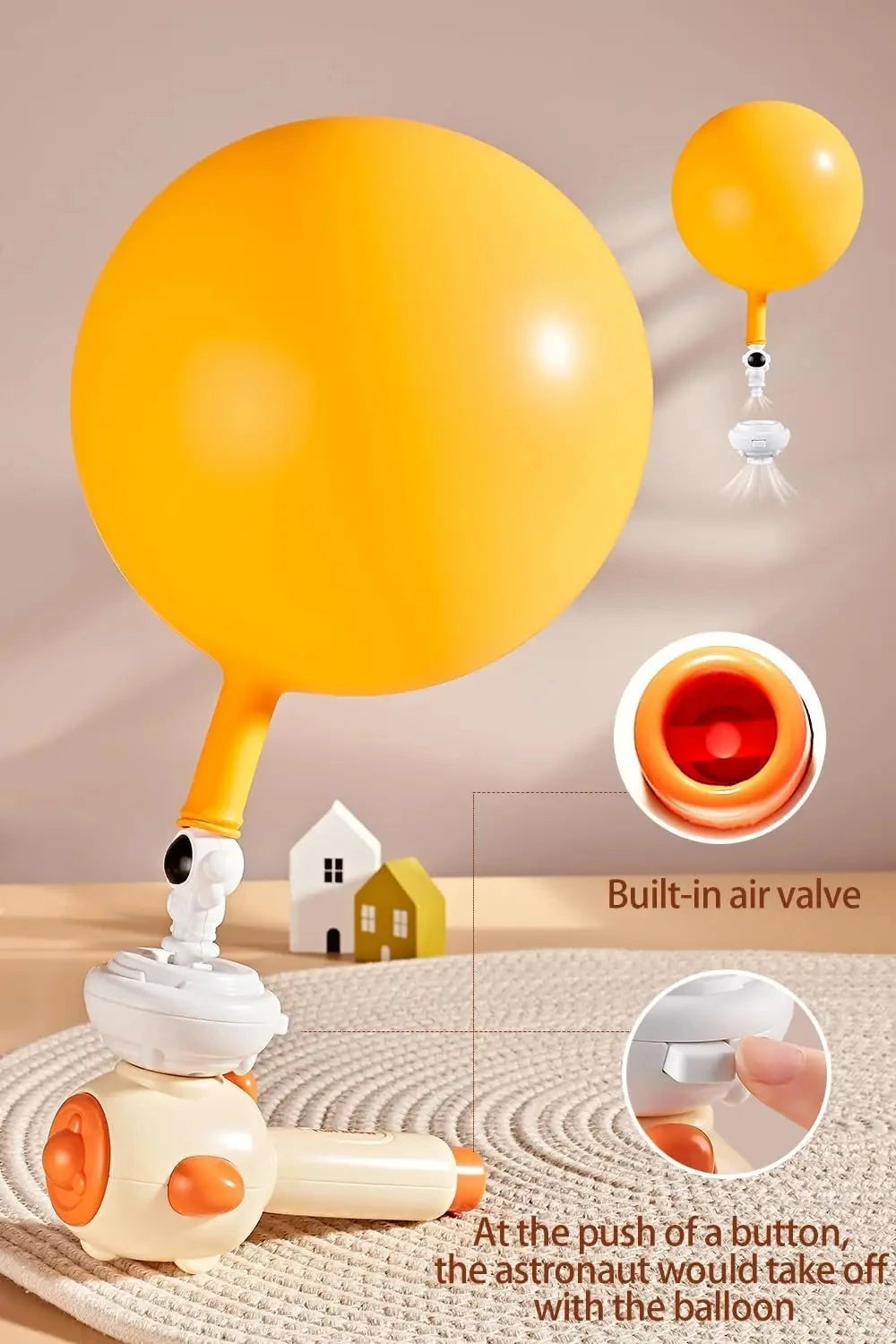 Montessori Toy for Kids with Whistle Ball Blowing Floating Blow Pipe Ball Three in One Sensory Fine Motor Skills Educational Toy