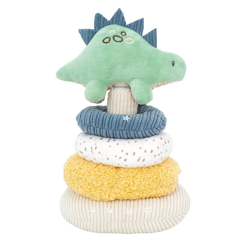 Baby Unicorn Plush Stacking Toy for Boys Girls Gifts Encourage Sensory Development Toys Cartoon Toddlers Soft Stacking Play Toy