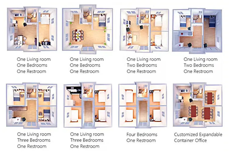 Hot Sale Expandable Container House Forest Cabin 40Ft 20Ft Prefab Tiny House Folding Room Container Houses Vacation Room Sunroom