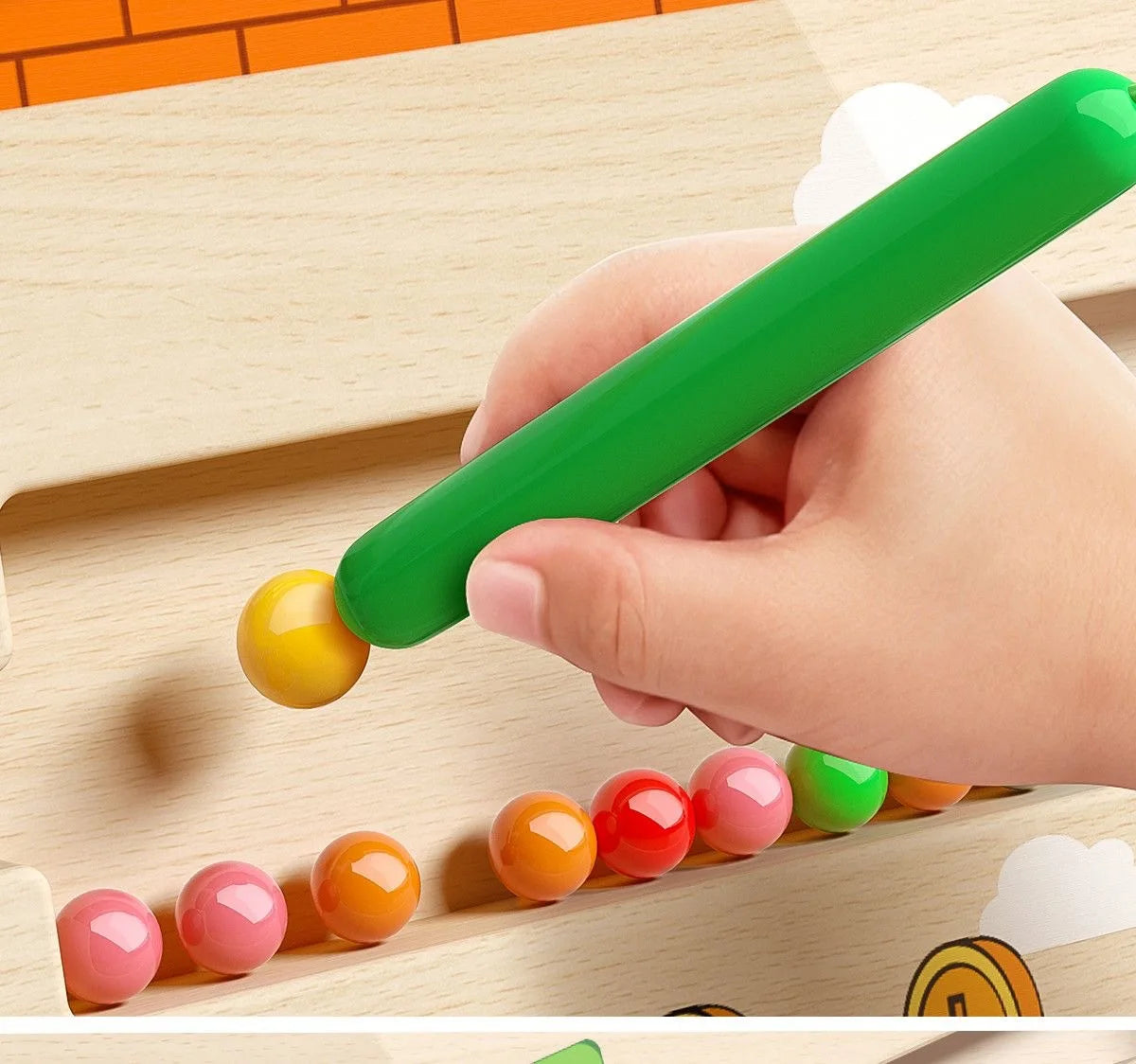 Magnetic Color and Number Maze Learning Education Toys Color Matching Montessori Toys Toys Concentration training for child Gift