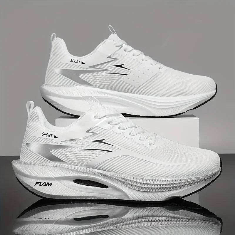 Men Sports Running Shoes Casual Marathon Breathable Lightweight Women's Comfortable Athletic Nonskid Walking Sneakers Outdoors