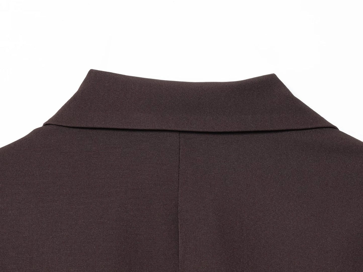 KONDALA Elegant Commute Double-breasted Blazer Women Vintage Brown Buttons Blazer 2026 Spring Summer Trendy Office Lady Blazer