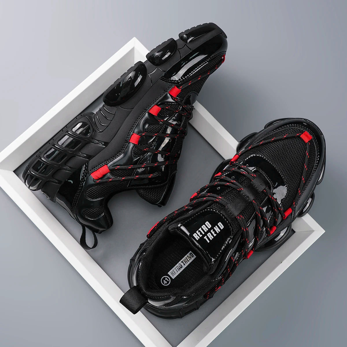 Men's Large Size Sports Shoes Outdoor Hiking Running Comfortable Casual Versatile Fashionable Training Shoes for Couples