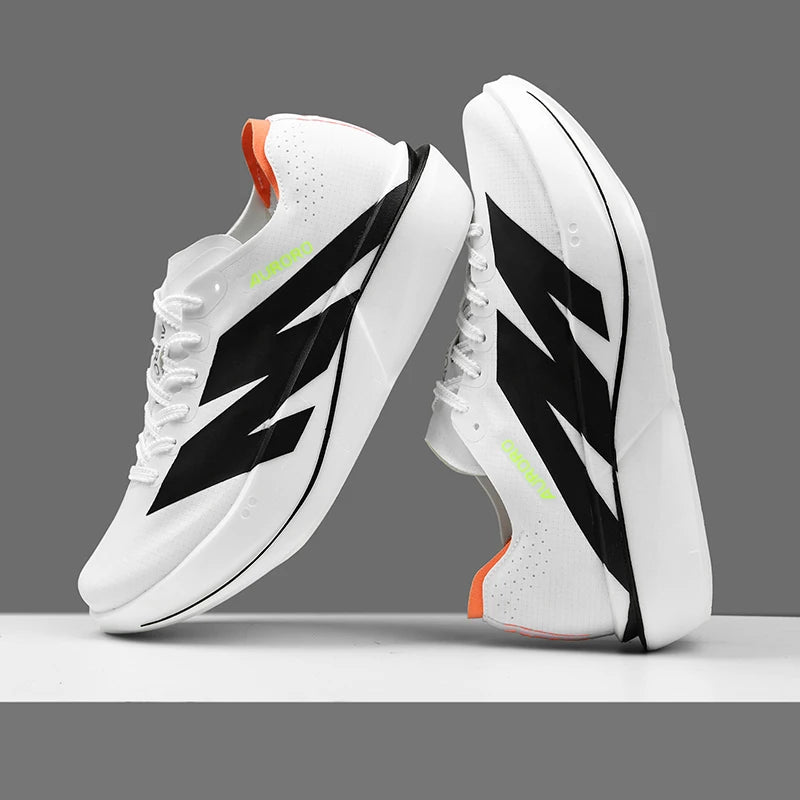 Fashion Men Women Outdoor Running Shoes Marathon Carbon Board Lightweight Comfort Casual Sneakers Breathable Jogging Sports Shoe
