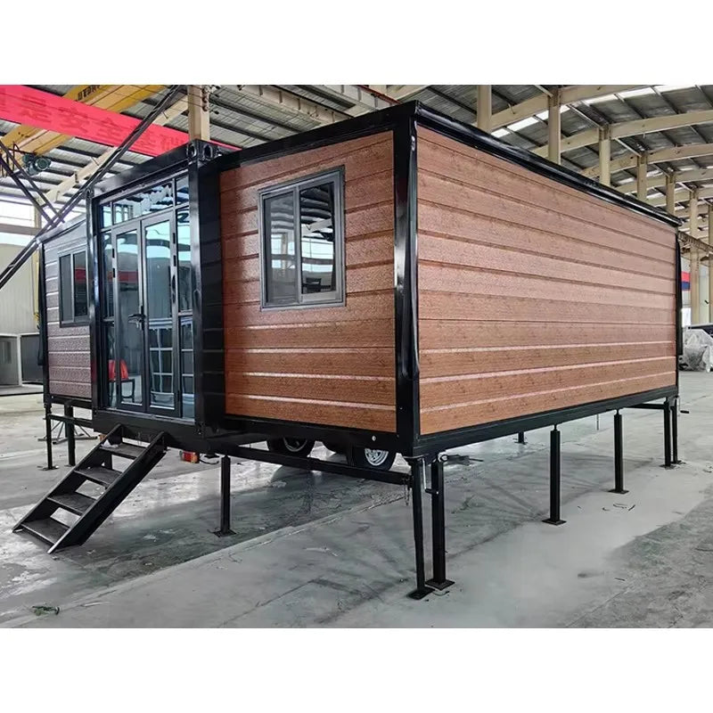 Hot Sale Expandable Container House Forest Cabin 40Ft 20Ft Prefab Tiny House Folding Room Container Houses Vacation Room Sunroom