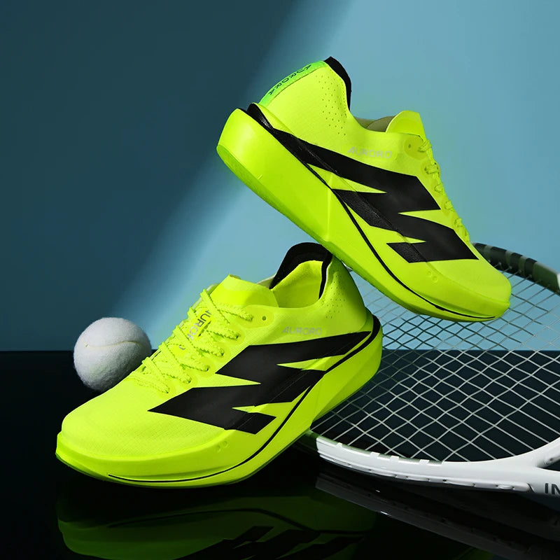 Fashion Men Women Outdoor Running Shoes Marathon Carbon Board Lightweight Comfort Casual Sneakers Breathable Jogging Sports Shoe