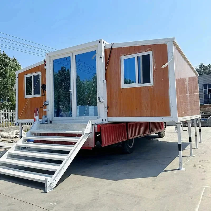 Hot Sale Expandable Container House Forest Cabin 40Ft 20Ft Prefab Tiny House Folding Room Container Houses Vacation Room Sunroom