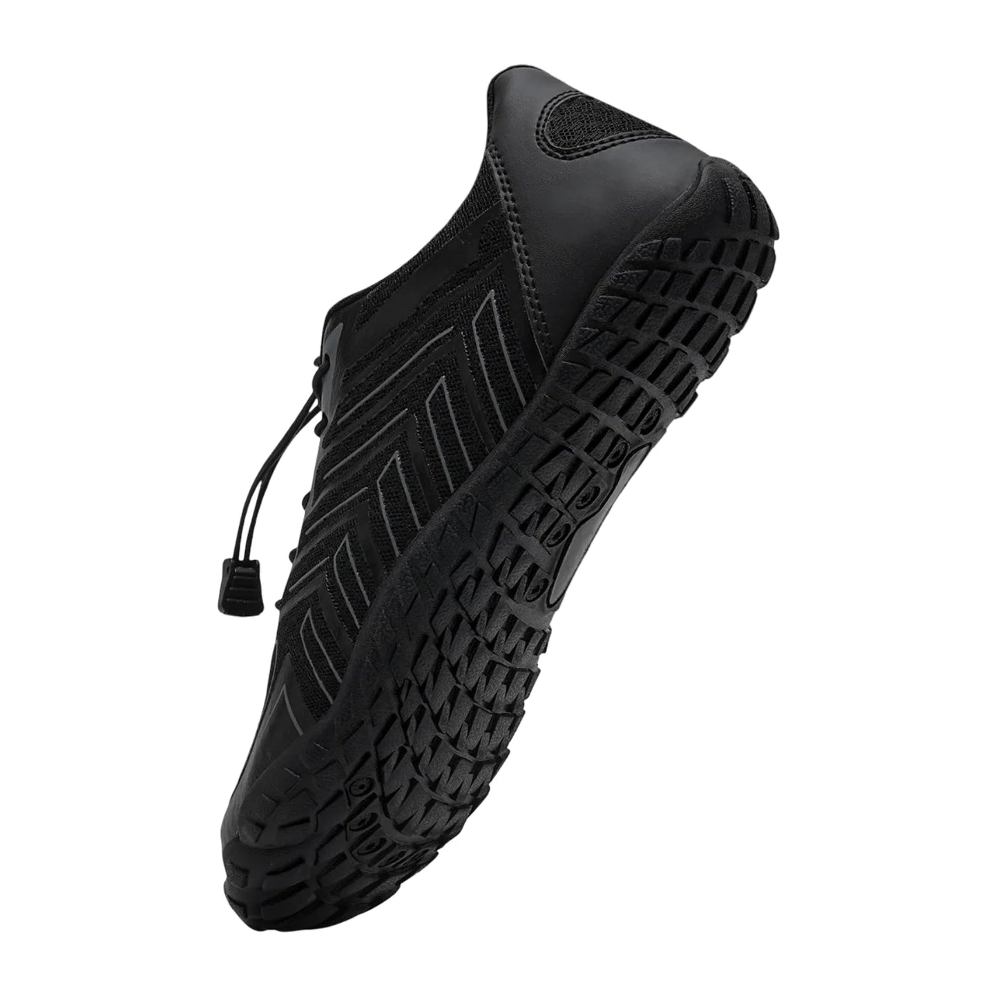 Men's Barefoot Running Sports Shoes Trail Wide Nosits, Black 41 EU Fitness Gym Light Breathable Training