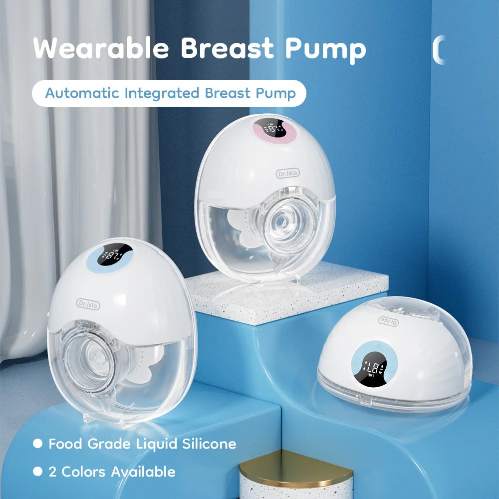 MAMIJOY 2PCS Wearable Breast Pump 4 Modes & 36 Levels Portable Electric Breast Pumps Comfort Milk Collector Hands Free Low Niose