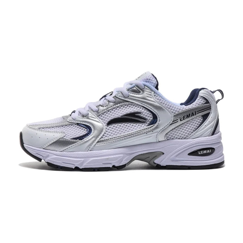 Unisex Sneakers Comfortable Breathe Versatile Outdoor Sports White Tennis Shoes New Thick Soled Non Slip Daily Wear Casual Shoes