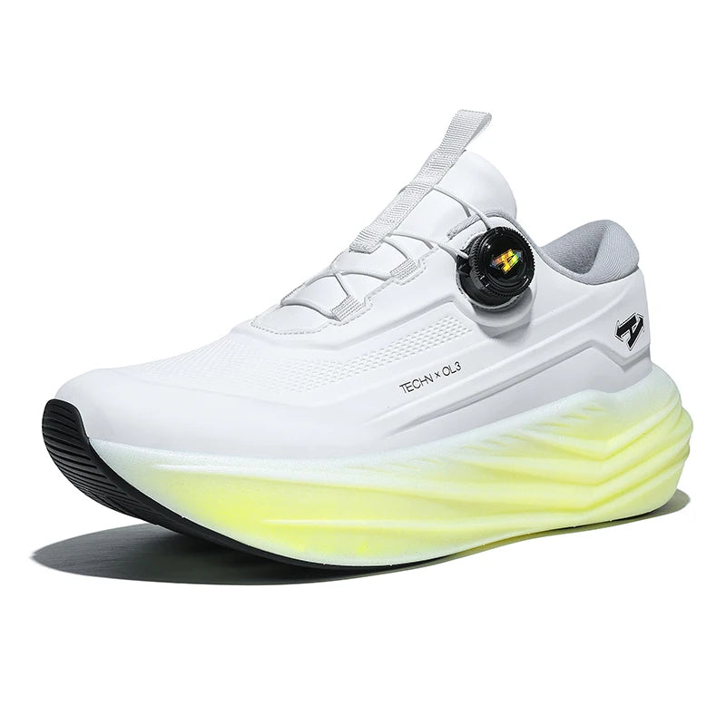 2026 Men's Running Shoes Cushioning Athletic Sneakers Lightweight Jogging Shoes Quick-Lace Breathable Trainers Sports Footwear