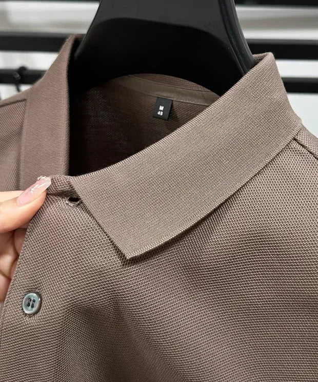 100% pure cotton 2026 high-end brand men's short sleeve polo shirt summer fashion luxury pony embroidery golf top casual T-shirt