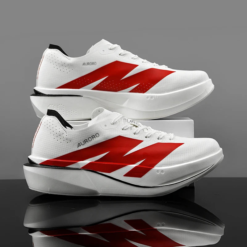 Fashion Men Women Outdoor Running Shoes Marathon Carbon Board Lightweight Comfort Casual Sneakers Breathable Jogging Sports Shoe