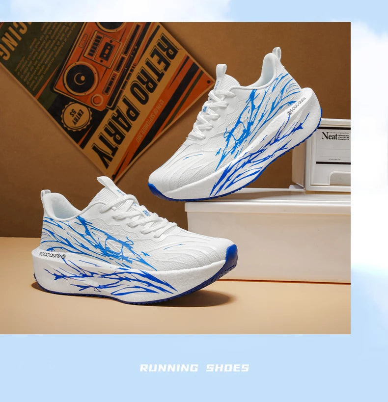 Marathon Running Shoes Men Carbon Board Speciality Sports Breathable Lightweight Women's Comfortable Athletic Nonskid Sneakers