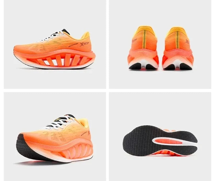 Xtep Light Boat MAX Male Lightweight Rebound Height-Increasing Stronger Propulsive Force Running Shoes 874219110095