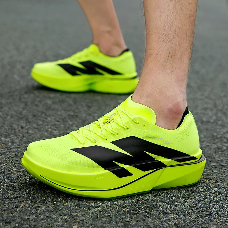 Fashion Men Women Outdoor Running Shoes Marathon Carbon Board Lightweight Comfort Casual Sneakers Breathable Jogging Sports Shoe