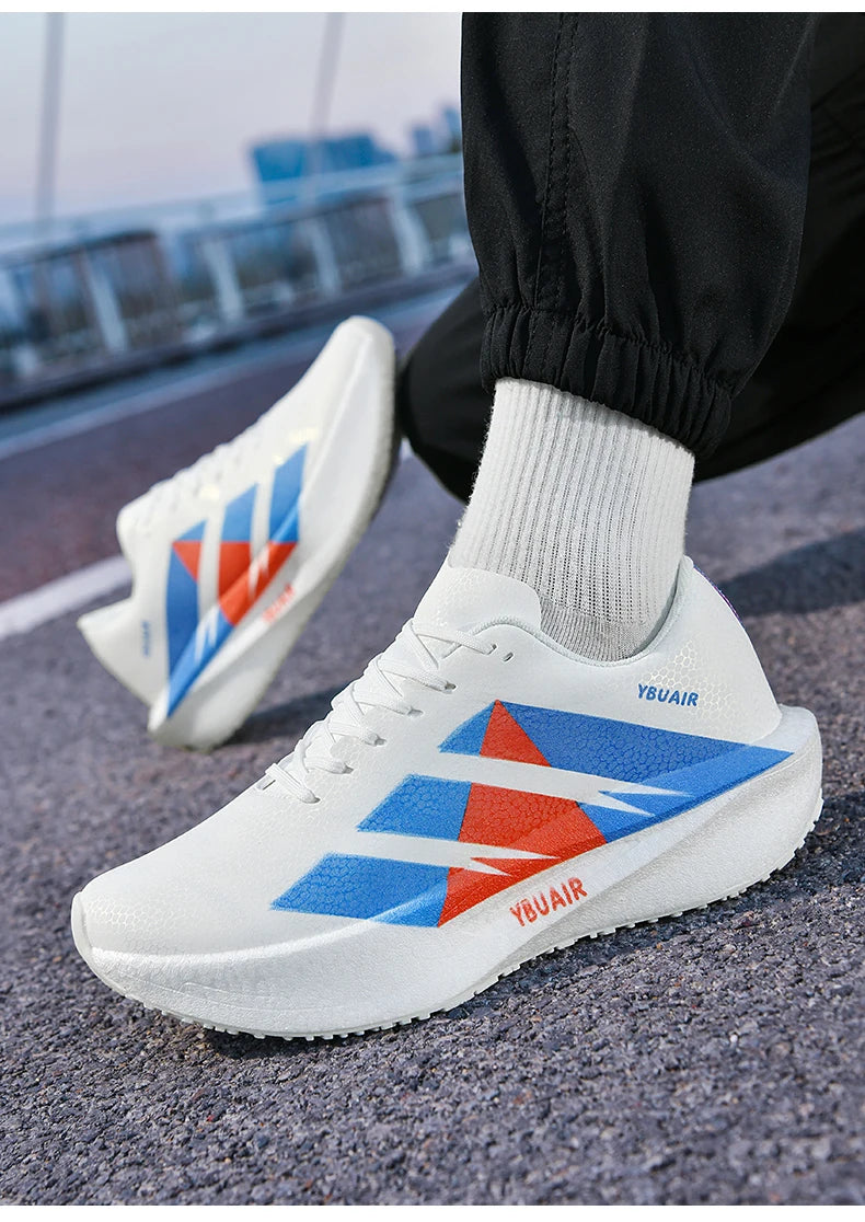 2026Men's Cushioning Running Shoes Lightweight Athletic Casual Sneakers Male Non-Slip Sports Shoes Outdoor Travel Walking Shoes