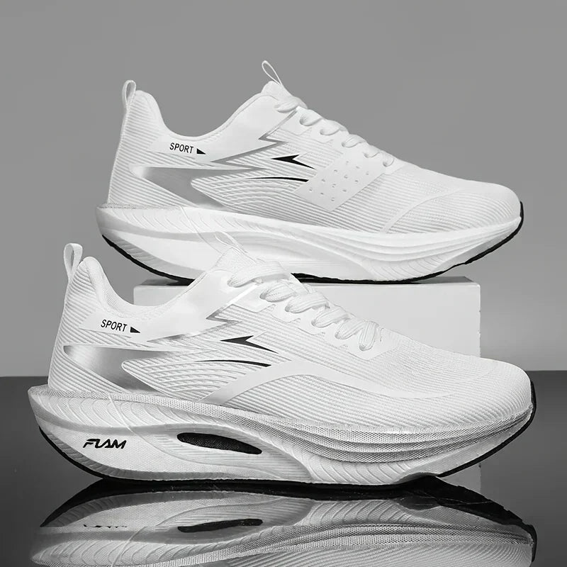 Men Sports Running Shoes Casual Marathon Breathable Lightweight Women's Comfortable Athletic Nonskid Walking Sneakers Outdoors