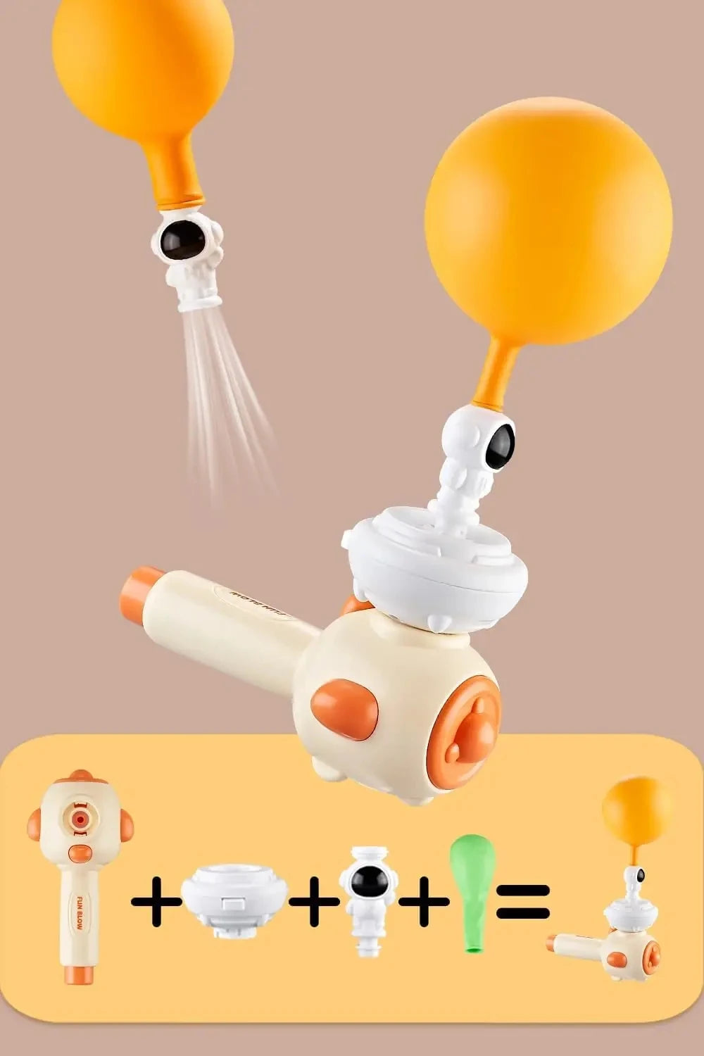 Montessori Toy for Kids with Whistle Ball Blowing Floating Blow Pipe Ball Three in One Sensory Fine Motor Skills Educational Toy
