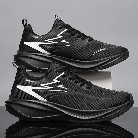 Men Casual Sports Running Shoes Marathon Air Cushion Breathable Lightweight Men Comfortable Athletic Nonskid Sneakers Outdoor