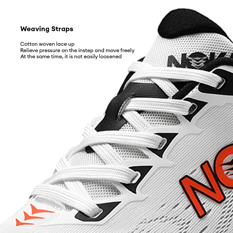 Men's Cushion Running Shoes 5KM Jogging Breathable Mesh Non-Slip Outdoor Trainer Sports Shoes Casual Sneakers Off-road Shoes