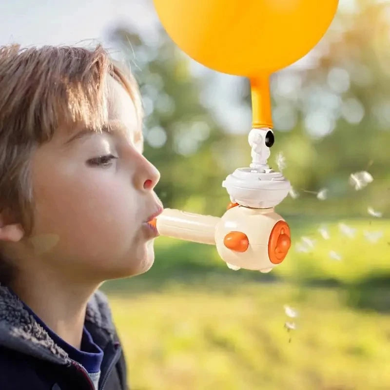 Montessori Toy for Kids with Whistle Ball Blowing Floating Blow Pipe Ball Three in One Sensory Fine Motor Skills Educational Toy