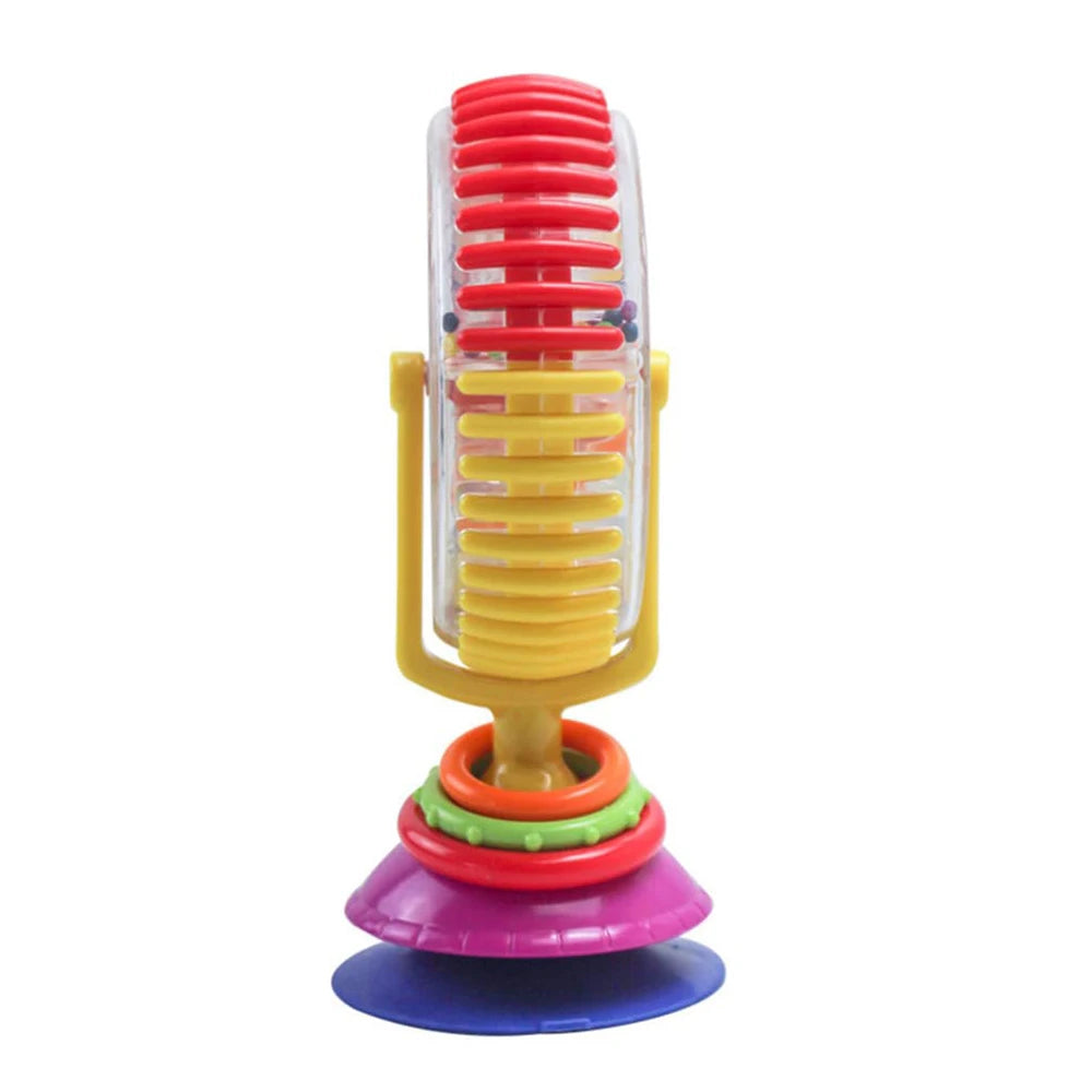 Baby Rotating Ferris Wheel Rattle with Suction Cup Rattle Toy Funny Feeding Plaything for Early Development Babies and Toddlers