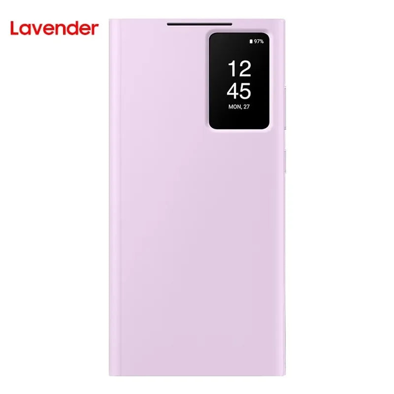 Original For Samsung Galaxy S23 Ultra Smart View Wallet Flip Case for Galaxy S23Ultra Smart View Phone Cover SM-S918B