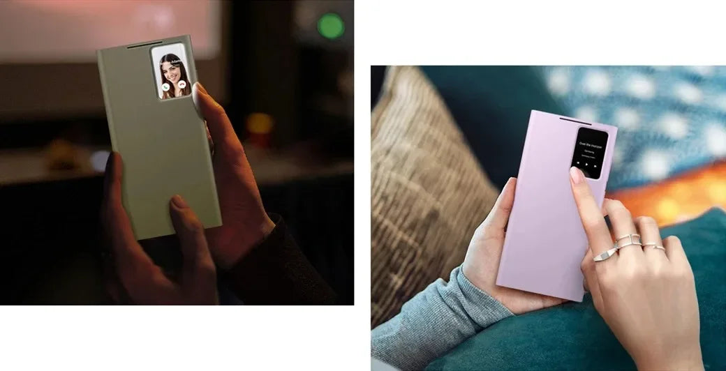 Original For Samsung Galaxy S23 Ultra Smart View Wallet Flip Case for Galaxy S23Ultra Smart View Phone Cover SM-S918B