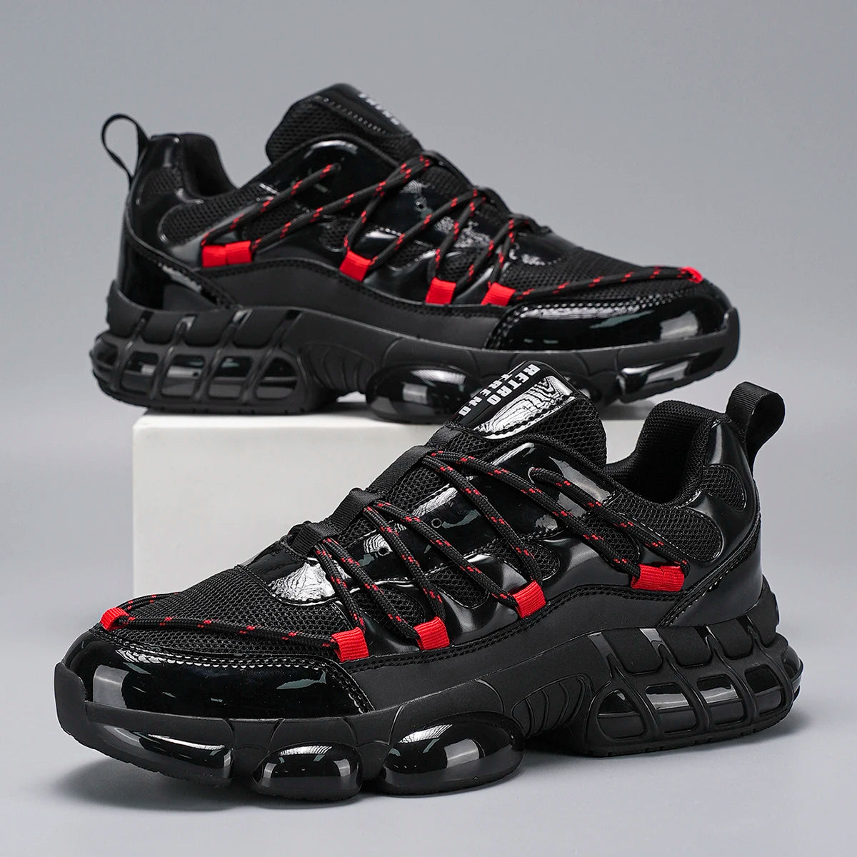 Men's Large Size Sports Shoes Outdoor Hiking Running Comfortable Casual Versatile Fashionable Training Shoes for Couples