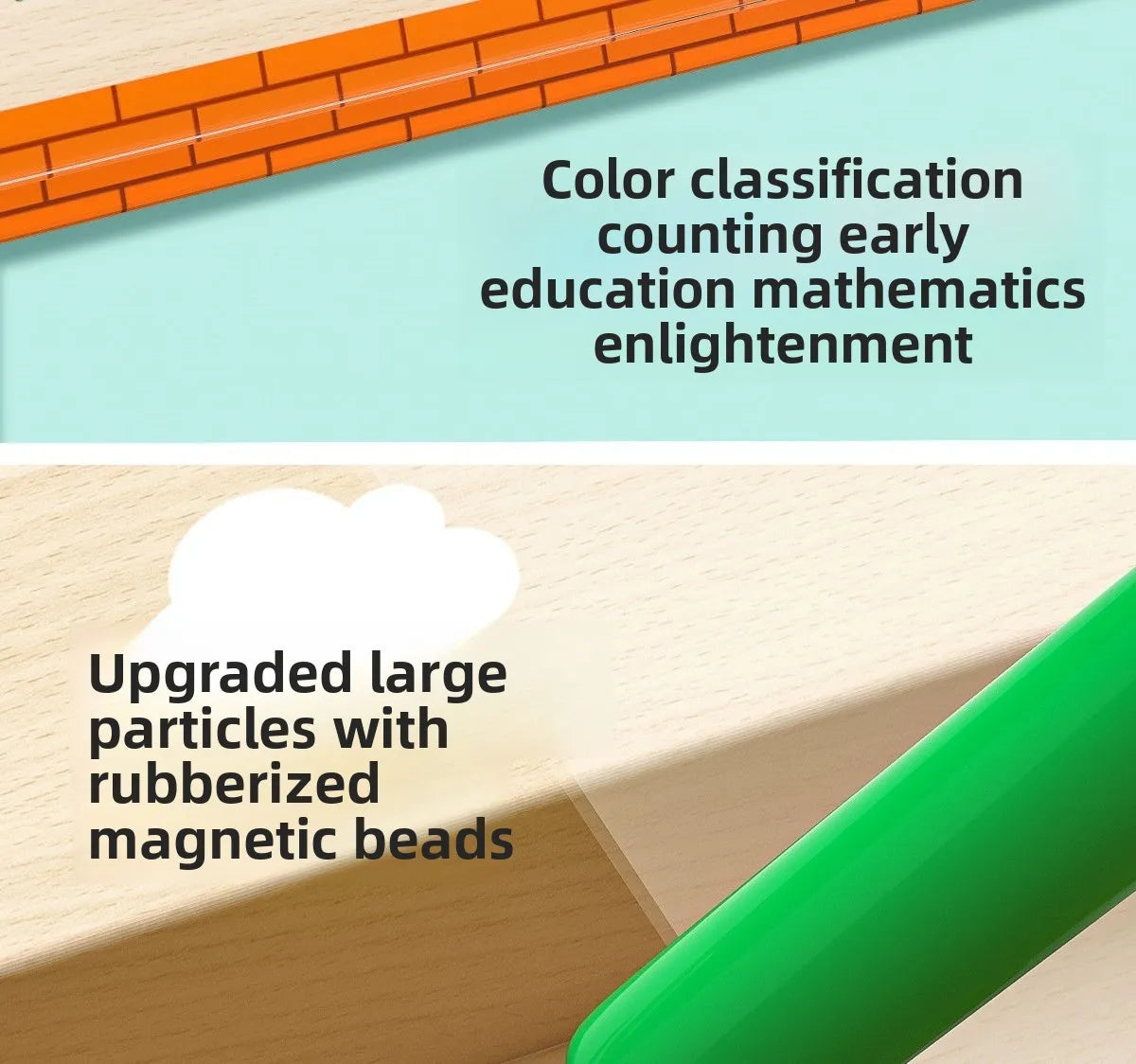 Magnetic Color and Number Maze Learning Education Toys Color Matching Montessori Toys Toys Concentration training for child Gift