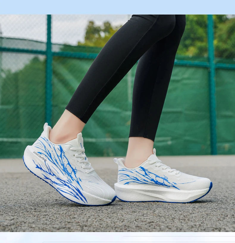 Marathon Running Shoes Men Carbon Board Speciality Sports Breathable Lightweight Women's Comfortable Athletic Nonskid Sneakers